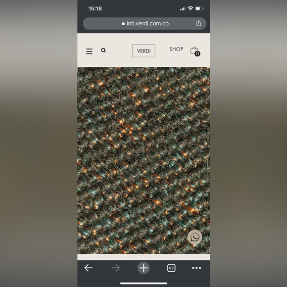 One of a kind handmade Verdi bag made of alpaca, copper and silk, from Colombia - Picture 2 of 8